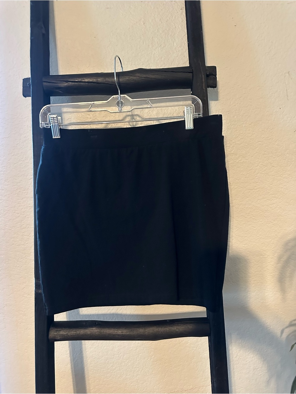 Divided Black Women’s Skirt- Sleek Minimal Design